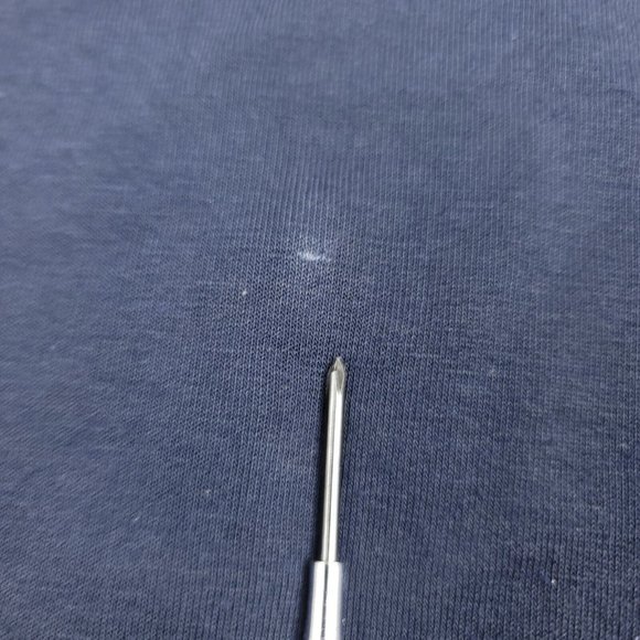 VINCE Womens XS Layered Sweater Silk Blend Chambray‎ Button Up Under Sweater Top - Picture 5 of 11